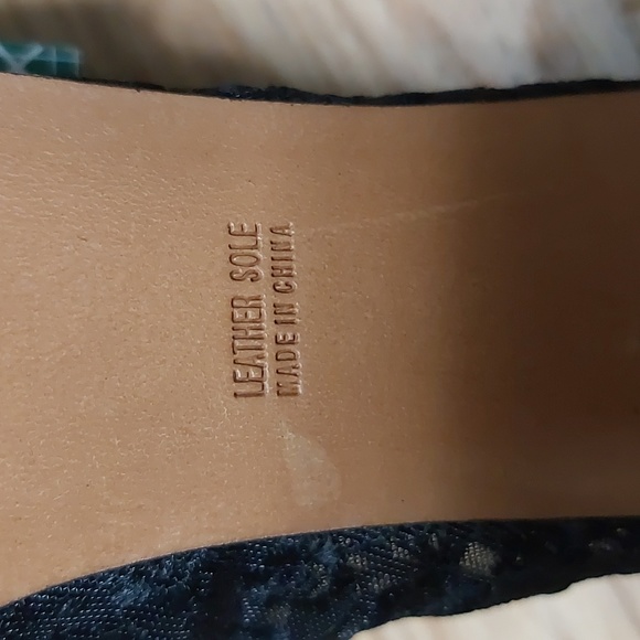 J. Renee Black EMB.Mesh Pandora Kidskin Heels - Picture 8 of 15